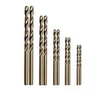 Stgfyxgs 10 Piezas Broca Helicoidal Broca Larga Broca Recta Broca Acero Rápido Extra Larga para Taladrar Metal Madera Plástico Adecuada para Taladros Eléctrico, 5 piezas