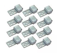 Stgfyxgs 12 Piezas Clips de Resorte para Tapicería Clips de Sofá Clips de Reparación Conectores de Muelle Hebillas Z Soportes de Montaje Material de Hierro, 2 piezas