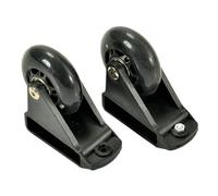 Stgfyxgs 2x Ruedas Niveladoras para Escalera, Accesorios para Carro de Estanterías de Equipos Y Maquinaria