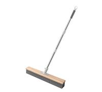 Stgfyxgs Cepillo de Fregar de Alambre de Acero Inoxidable con Mango Largo, Escoba de Exterior Resistente Y Eficaz, Cepillo Removedor para Terrazas, 50cm