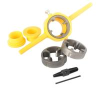 Stgfyxgs Juego de 6 Piezas de Terraja Redonda NPT, Herramienta Manual para Roscar Tuberías, Ideal para Garaje Y Uso Doméstico.