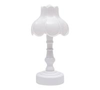 Stgfyxgs Mini Lámpara de Mesa, Lámpara de Escritorio Compacta de Estilo Retro, Luz Nocturna LED, Pequeña Decoración para Niños, Adecuada para Dormitorio, Loto