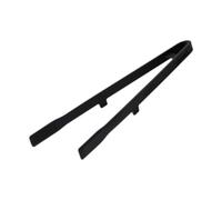 Stgfyxgs Pinza de Silicona, Agarre para Alimentos, Parrilla para Pasteles, Superficie Antideslizante, Soporte Incorporado, Adecuada para Restau, Negro, tal como se describe