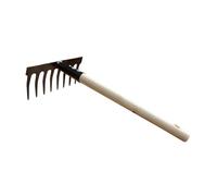 Stgfyxgs Rastrillo de Jardín para Deshierbar, Herramienta de Jardinería con Mango Cómodo, Resistente, para Césped, Hogar Y Patio Trasero, 8 Púas