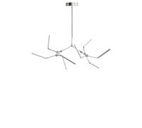 101 Copenhagen Lámpara de araña Stick chandelier Cromado