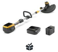 STIGA, desbrozadora eléctrica a batería GT 500e, con tubo telescópico, incluye batería y cargador