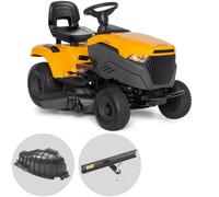 Stiga Tornado 398 - Tractor cortacésped con salida lateral y mulching