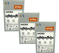 Stihl 3x 1/4" Picco Micro 3 (PM3) cadena de sierra 30 cm 1/4" P 1.1 mm 64 TG 3 piezas ( 3x 36700000064 )