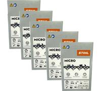 Stihl 5x 1/4" Picco Micro 3 (PM3) cadena de sierra 30 cm 1/4" P 1.1 mm 64 TG 5 piezas ( 5x 36700000064 )