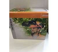 Stihl basic function con casco forestal de rostro y protectores auditi