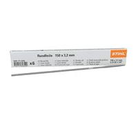 Stihl Lima Redonda para Afilado de Cadenas de Sierra para Motosierra Pack de 6 Unidades 3,2 x 150 mm