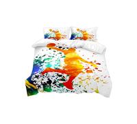 Stillshine. Funda Nordica Cama 90/105/135/150 Baloncesto para Niños Tema Deportivo Fresco para Niños y Adolescentes Graffiti Juego de Cama de Decoración (Color 3,Cama 80/90-150 x 200 cm)