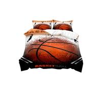 Stillshine. Funda Nordica Cama 90/105/135/150 Baloncesto para Niños Tema Deportivo Fresco para Niños y Adolescentes Graffiti Juego de Cama de Decoración (Color 2,Cama 80/90-150 x 200 cm)