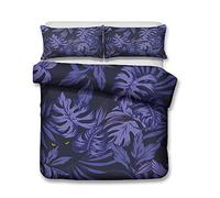 Stillshine Juego de Funda nórdica 3D Flowers Purple Red Blue Brown Beige Juego de Cama King Size Funda nórdica + Funda de Almohada Flor Lateral Ropa de Cama 220x240 cm - Cama 150 cm