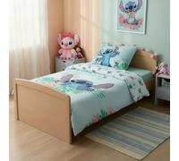 Aymax! Funda nórdica Stitch Aloha Azul Cama 90 140x200 + funda polialgodón