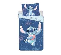 Stitch Aloha Funda Nórdica Cama 90 140x200 + Funda Almohada Algodón Azul