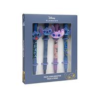 ARTESANÍA CERDÁ Bolígrafos Stitch LIFE'S LITTLE MOMENTS – Pack de 4