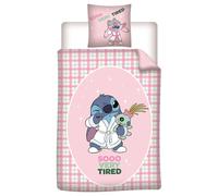 Stitch so very tired funda nórdica cama 90 140x200 + funda almohada 6