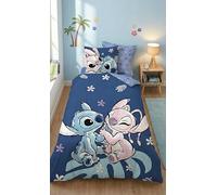 Stitch y Angel Leaf Funda Nórdica Cama 90 140x200 + Funda Polialgodón