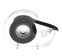 STOBAZA Cinta Adhesiva Magnética Flexible Negra Respaldo Autoadhesivo Fácil de Cortar para Nevera y Uso en Hogar Dispensador de Cinta de Plástico