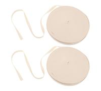STOBAZA Cinta de Encuadernación de Algodón, Cinta de Reparación de Archivos, 1cm, Beige, 2 Rollos, para Archivos y Documentos, Restauración Duradera en Bibliotecas