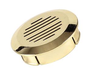 STOBAZA Humidificador de Caja para Cigarros Almohadilla Redonda de Esponja Abs Dorada, Fácil de Transportar y Seguro para Mantener la Humedad