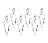 STOBAZA - Juego de 6 pinzas para caracoles de acero inoxidable para servir (antiadherente, utensilios de cocina, ergonómicos, para caracoles y mariscos, 5.91 x 2.36 x 1.57 in