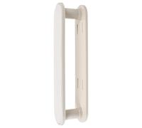 STOBAZA Perchero de Pared Extensible de Dos Niveles para Ropa, Beige | Abs, PET y Pp, Instalación sin Perforaciones, Uso en Salón y Baño, Fácil de Organizar