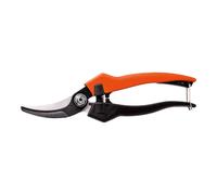 Stocker Tijera vendimia curva 18 cm - Hoja de acero forjado, mango PVC, empuñadura ergonómica