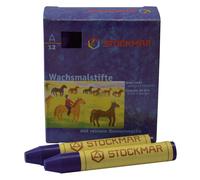 Stockmar 330-10: Lápices de cera, gama ultramar, 12 unidades