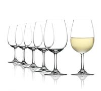 Stölzle Lausitz Copas de Vino Blanco Weinland Set de 6, 350 ml - Copas Ideales para Vinos Blancos Intensos & Tintos Medios - Elegantes Copas de Cristal - Apto para Lavavajillas