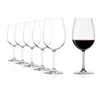 Stölzle Lausitz Copas de Vino Bordeaux Weinland Set de 6, 540ml - Elegantes Copas de Cristal para Vino Tinto - Ideales para Vinos Potentes, Aptas para Lavavajillas, Fabricadas en Alemania