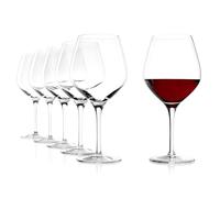 Stölzle Lausitz Copas de vino Borgoña Exquisit – Set 6 × 650 ml, gran copa, aptas lavavajillas