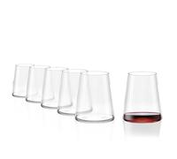 Stölzle Lausitz Copas de Vino Tinto Symphony Set de 6 × 520 ml - Copas Modernas Sin Tallo para Óptima Liberación de Aromas - Planas de Cristal - Apta para Lavavajillas & Made in Germany