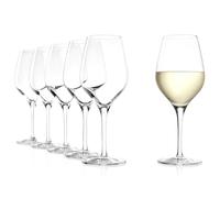 Stölzle Lausitz Exquisit Copa Agua-Vino 350 ml, Cristal, Transparente, 8x8x20.3 cm, 6 Unidades