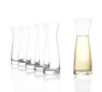 Stölzle Lausitz Jarra Universal 6 x 250 ml - Elegante jarra de cristal sin plomo para agua zumo leche o licores - Apta para lavavajillas - Alta calidad alemana - Cristal resistente y claro