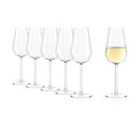 Stölzle Lausitz Juego de 6 copas de champán CELESTIA de 360 ml, con superficie facetada y perlaje perfecto, ideal para champán y champán, robustas copas de champán, aptas para lavavajillas