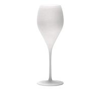 Stölzle Lausitz - Juego de 6 copas de champán grandes en blanco mate de 343 ml, aptas para lavavajillas, cristal sin plomo,elegantes copas de champán, gran idea de regalo