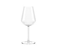 Stölzle Lausitz Juego de 6 copas de vino tinto CELESTIA de 490 ml, ideales para el desarrollo del aroma del vino tinto, diseño con superficie facetada, copas de vino resistentes con ventilación