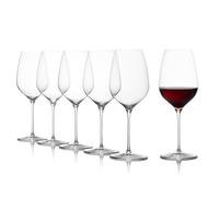 Stölzle Lausitz Juego de 6 copas de vino tinto modernas, elegantes y ligeras