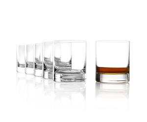 Stölzle Lausitz Juego de 6 vasos de agua de la serie New York Bar I para lavavajillas, grandes vasos de jugo I vasos universales de cristal sin plomo