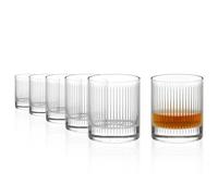 Stölzle Lausitz NYB SOHO Vasos de Whisky Set de 6, 320 ml - Vasos Tumbler de Alta Calidad con Diseño Atemporal - Vasos de Whisky de Cristal Sin Plomo - Apto para Lavavajillas, Fabricado en Alemania