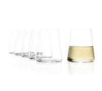 Stölzle Lausitz Vasos de vino blanco Power 380 ml sin pie, mejoran aroma, Set 6 aptos lavavajillas