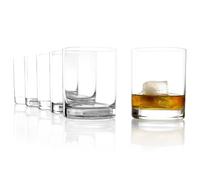 Stölzle Lausitz Vasos de Whisky New York Bar Set 6x 320 ml - Elegantes Vasos de Cristal para Whisky, Bourbon y Cócteles - Diseño Sofisticado - Resistentes y Aptos para Lavavajillas, Hechos en Alemania