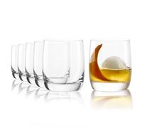 Stölzle Lausitz Vasos de Whisky Weinland Set de 6, 295ml - Elegantes Vasos de Cristal sin Plomo - Resistentes y Aptos para Lavavajillas, Perfectos para Whisky, Bourbon o Cócteles, Made in Germany