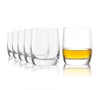 Stölzle Lausitz Vasos de Whisky Wine Country Juego de 6, 180 ml - Vasos de Whisky de Alta Calidad con Diseño Atemporal - Tumbler de Whisky de Cristal Sin Plomo - Resistentes al Lavavajillas