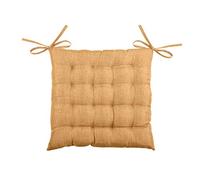 STOF - Cojín de Silla - Talla 40 x 40 cm - 100% poliéster - Color Camel, Modelo BEA, cómoda y Elegante, fácil de Limpiar