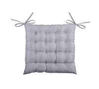 Stof Cojín de Silla - Talla 40 x 40 cm - 100% poliéster - Color Gris - Modelo BEA Cómodo y Elegante - Fácil de Limpiar