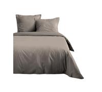 STOF - Funda nórdica - 200 x 200 cm - 100% algodón con certificación Oeko-Tex - Color Lino - Modelo Eden - Ropa de Cama para el hogar - Suave y cómoda - Ideal para Cama Doble estándar - 2 Personas