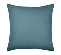 STOF - Funda - Tamaño: 65 x 65 cm - 100% algodón orgánico - Calidad - Certificado Oeko-Tex - Color Azul - Modelo Horizonte - Ropa de Cama para casa - Suave y cómoda
